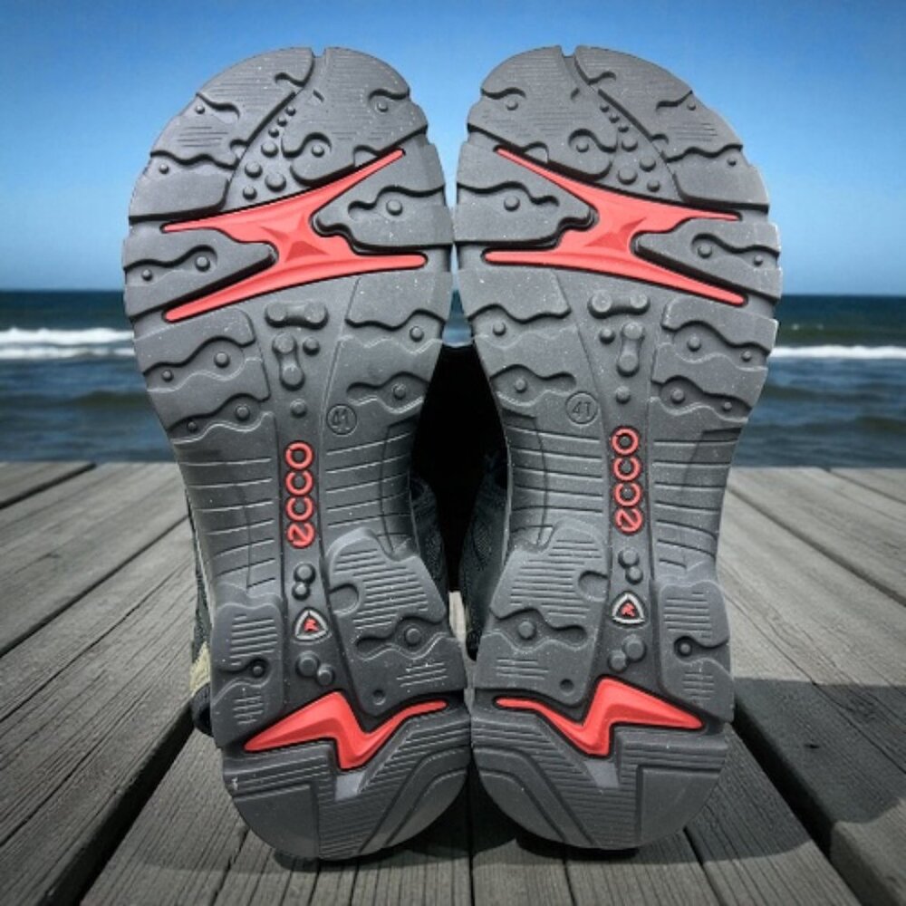 ECCO Offroad Women's Yucatan Sandal - Black/Mole/Black - Size 10-10.5 US / 41 EU - Picture 5 of 9
